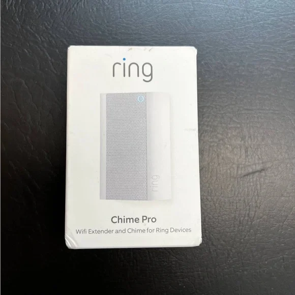 New Ring Chime Pro Wi-Fi Extender And Chime for Devices Smart Doorbell White